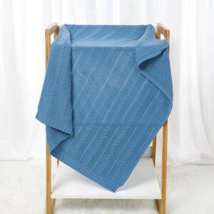 Baby Crochet Knitted Bedding Cover Warm Swaddle Towel Blanket Mimixiong
