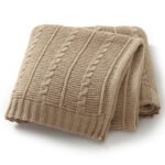 Baby Crochet Knitted Bedding Cover Warm Swaddle Towel Blanket Mimixiong