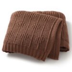 Cotton Solid Color Hollow Out Baby Swaddle Blanket Mimixiong