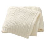 Cotton Solid Color Hollow Out Baby Swaddle Blanket Mimixiong
