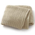 Cotton Solid Color Hollow Out Baby Swaddle Blanket Mimixiong