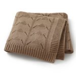 Solid Color Hollow Out Baby Swaddle Blanket Mimixiong