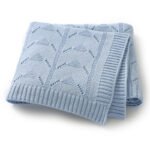 Solid Color Hollow Out Baby Swaddle Blanket Mimixiong