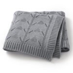 Solid Color Hollow Out Baby Swaddle Blanket Mimixiong