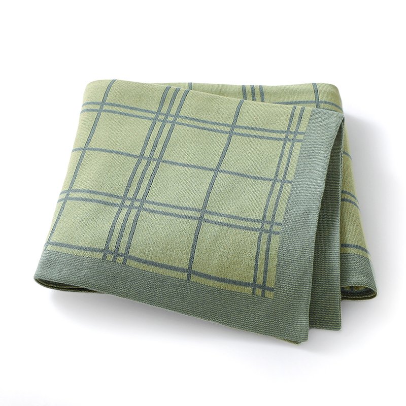 Stroller Cover Jacquard Cotton Baby Knitted Blanket Mimixiong