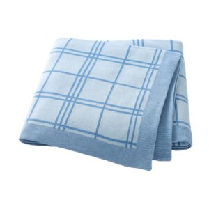 Stroller Cover Jacquard Cotton Baby Knitted Blanket Mimixiong