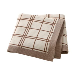 Stroller Cover Jacquard Cotton Baby Knitted Blanket Mimixiong