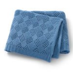 High Quality Baby Knitted Blanket Solid Color Mimixiong