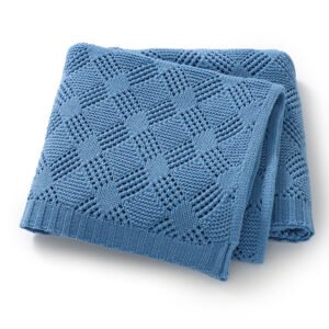 High Quality Baby Knitted Blanket Solid Color Mimixiong