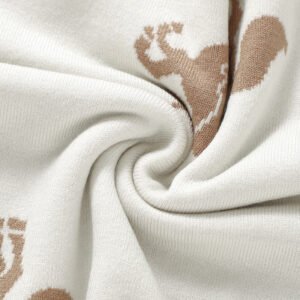 New Material Horse Pattern Baby Blankets Customizable Knitted Mimixiong