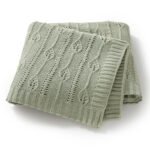 High Quality Baby Knitted Blanket Hollow Out Mimixiong