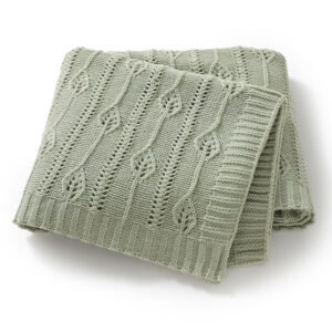High Quality Baby Knitted Blanket Hollow Out Mimixiong