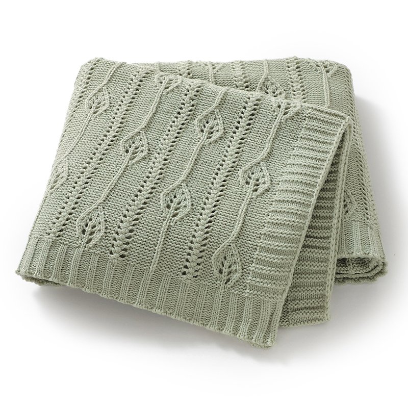 High Quality Baby Knitted Blanket Hollow Out Mimixiong
