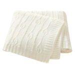 High Quality Baby Knitted Blanket Hollow Out Mimixiong
