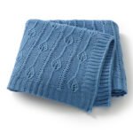 High Quality Baby Knitted Blanket Hollow Out Mimixiong
