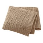 High Quality Baby Knitted Blanket Hollow Out Mimixiong