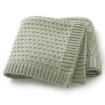 Baby Knitted Embroidery Swaddle Wrap Boutique Blankets Mimixiong