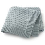 Baby Knitted Embroidery Swaddle Wrap Boutique Blankets Mimixiong