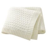 Baby Knitted Embroidery Swaddle Wrap Boutique Blankets Mimixiong
