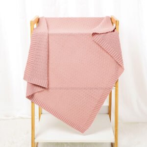 Baby Knitted Embroidery Swaddle Wrap Boutique Blankets Mimixiong