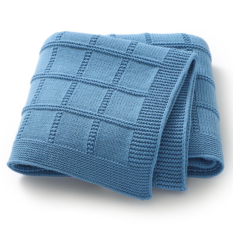 Solid Color Drops Pattern Baby Swaddle Blanket Mimixiong