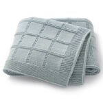 Solid Color Drops Pattern Baby Swaddle Blanket Mimixiong