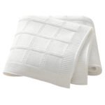 Solid Color Drops Pattern Baby Swaddle Blanket Mimixiong