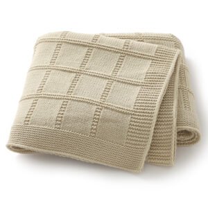 Solid Color Drops Pattern Baby Swaddle Blanket Mimixiong