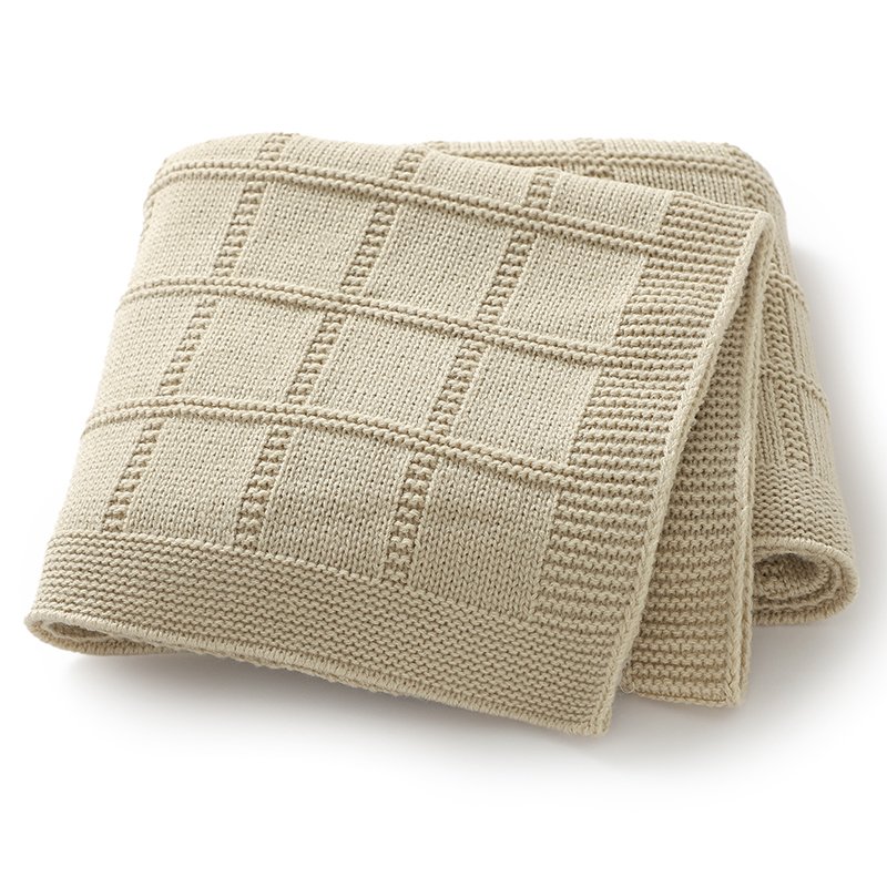 Solid Color Drops Pattern Baby Swaddle Blanket Mimixiong