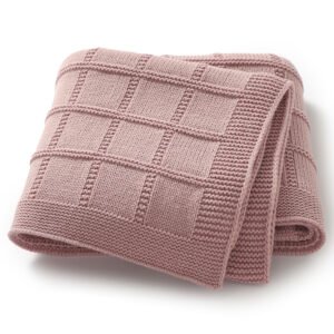 Solid Color Drops Pattern Baby Swaddle Blanket Mimixiong