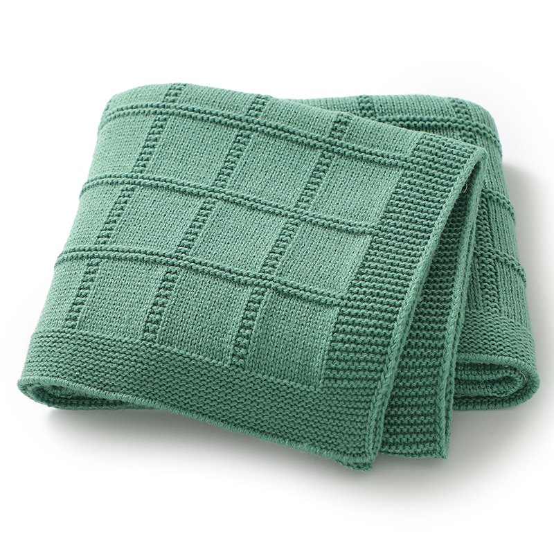 Solid Color Drops Pattern Baby Swaddle Blanket Mimixiong