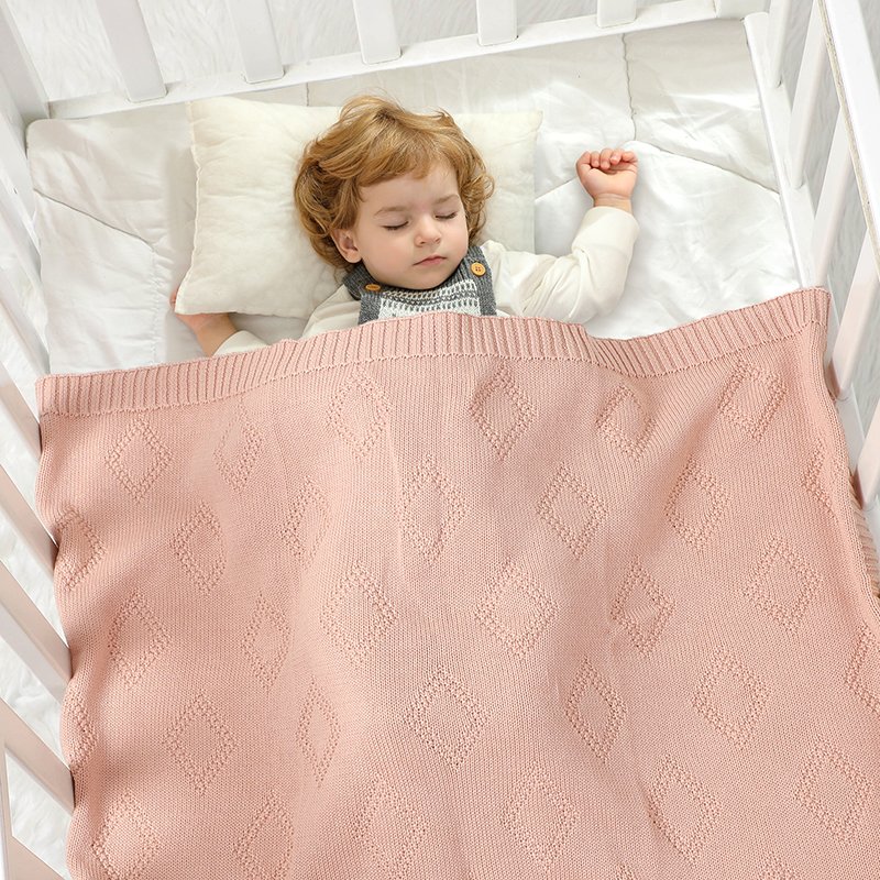 Wholesale High Quality Baby Travel Quilt Knitted Blanket Mimixiong