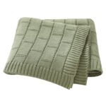 Swaddle Wrap Bedding Blanket Baby Knitted Blanket Mimixiong