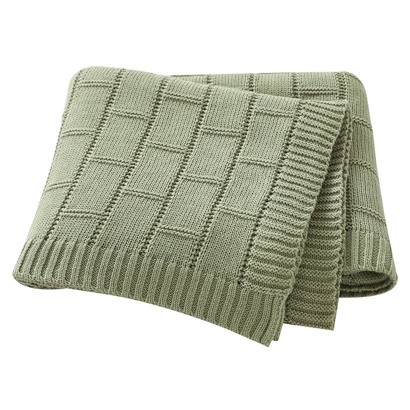Swaddle Wrap Bedding Blanket Baby Knitted Blanket Mimixiong