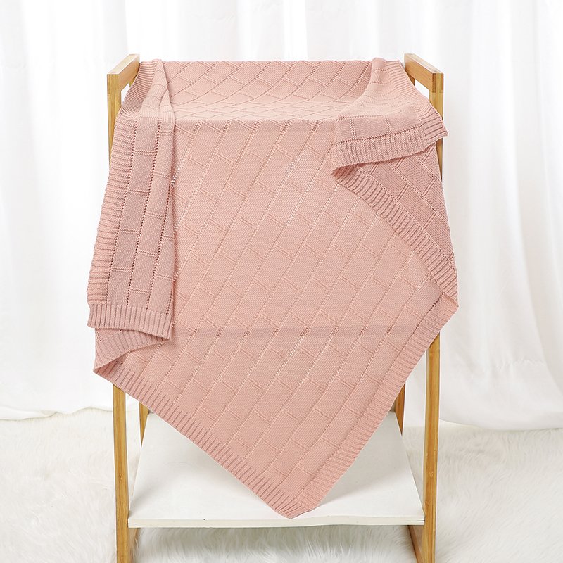 Swaddle Wrap Bedding Blanket Baby Knitted Blanket Mimixiong