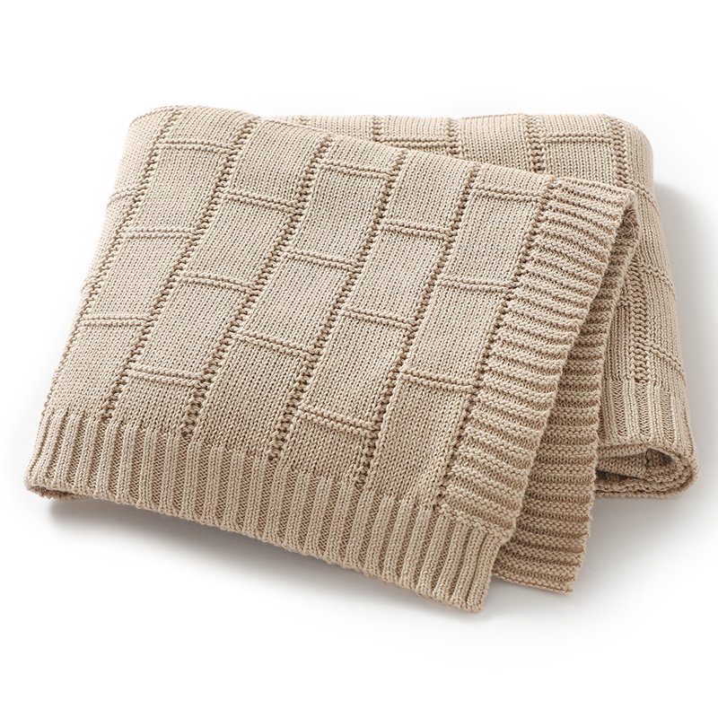 Swaddle Wrap Bedding Blanket Baby Knitted Blanket Mimixiong