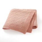 Wholesale Price Baby's Bedding Striped Knitted Blanket Mimixiong