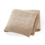 Wholesale Price Baby's Bedding Striped Knitted Blanket Mimixiong