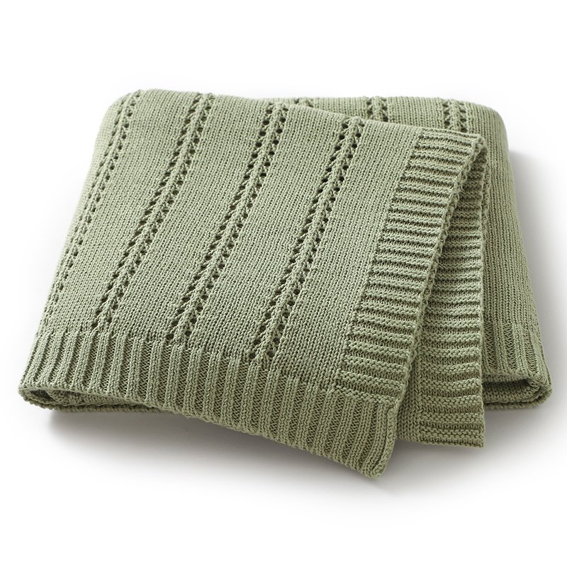 Knitted Throws Bedding Super Soft Newborn Blanket Mimixiong