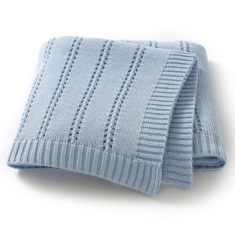 Knitted Throws Bedding Super Soft Newborn Blanket Mimixiong