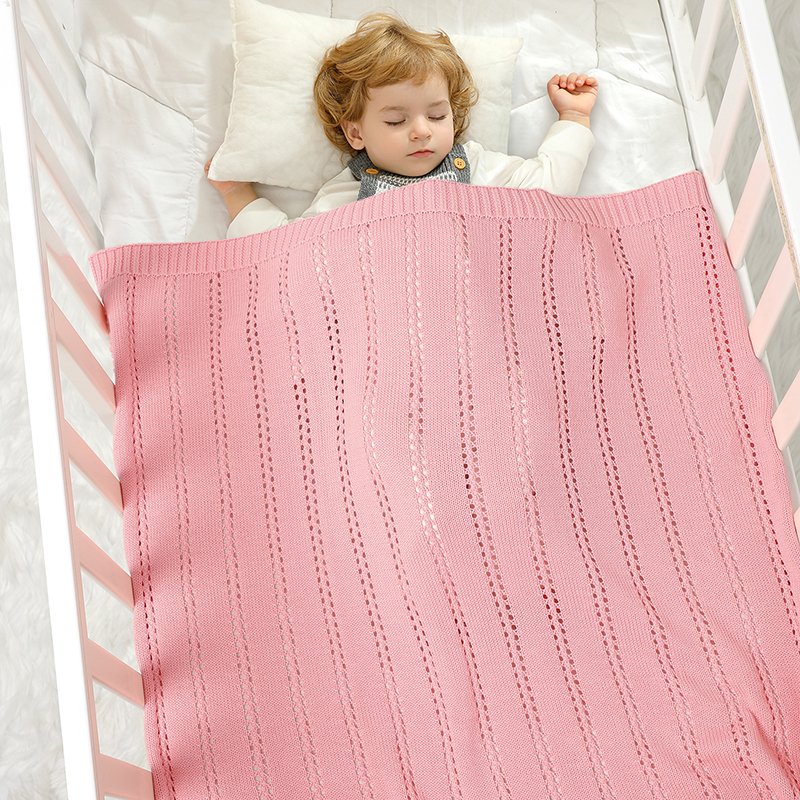 Knitted Throws Bedding Super Soft Newborn Blanket Mimixiong