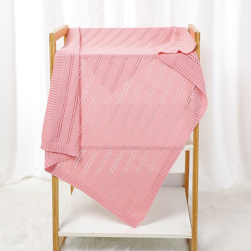Knitted Throws Bedding Super Soft Newborn Blanket Mimixiong