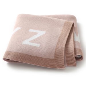 New Arrival Letter Patterned Baby Blanket Mimixiong