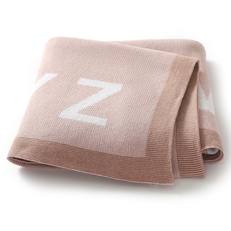New Arrival Letter Patterned Baby Blanket Mimixiong