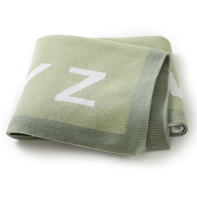 New Arrival Letter Patterned Baby Blanket Mimixiong