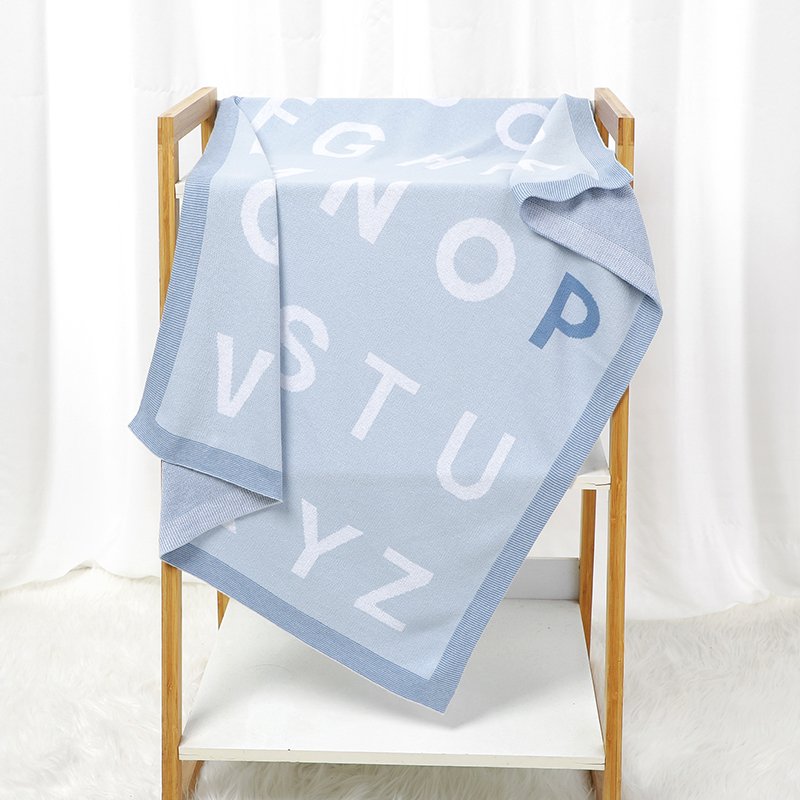 New Arrival Letter Patterned Baby Blanket Mimixiong