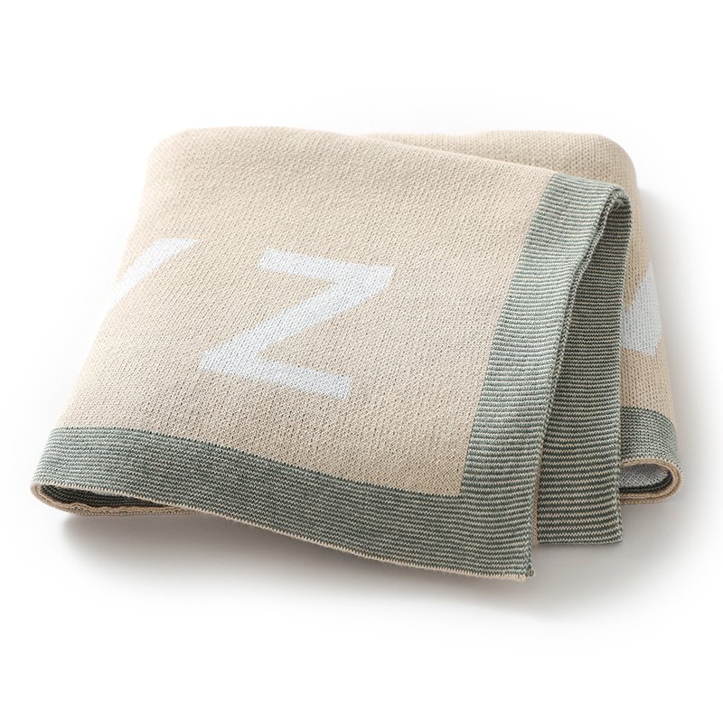 New Arrival Letter Patterned Baby Blanket Mimixiong