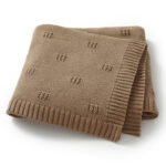Low MOQ Soft Baby Crochet nitted Keepsake Blanket Mimixiong