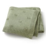 Low MOQ Soft Baby Crochet nitted Keepsake Blanket Mimixiong