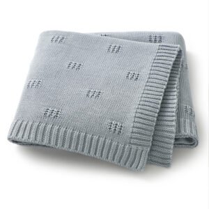 Low MOQ Soft Baby Crochet nitted Keepsake Blanket Mimixiong